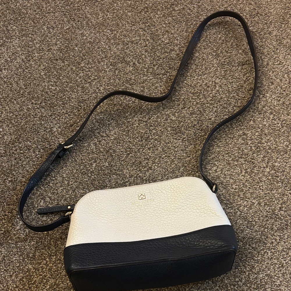 Kate spade Two-Tone navy and White Crossbody Bag